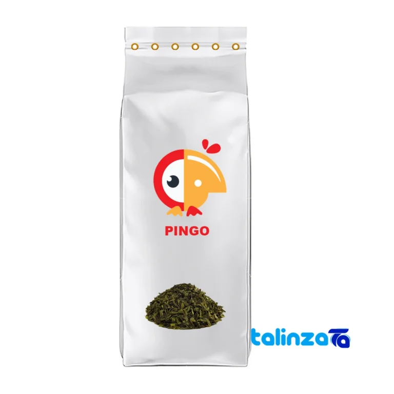 green tea - Front view Pingoo green tea package