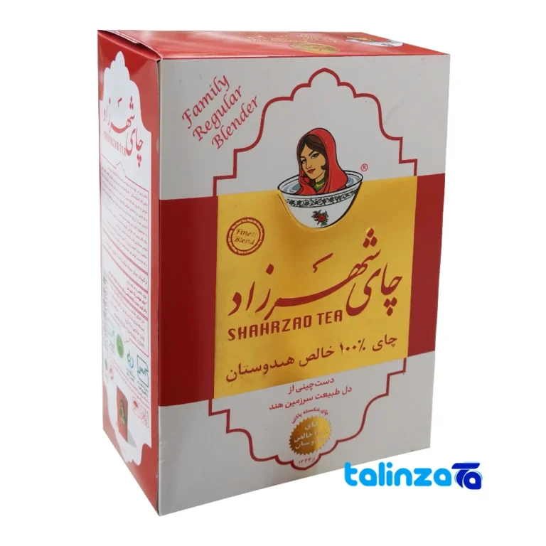classic tea - Front view Shahrzad tea front packaging