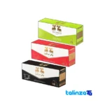 black tea bags - Front view Front packaging of tea