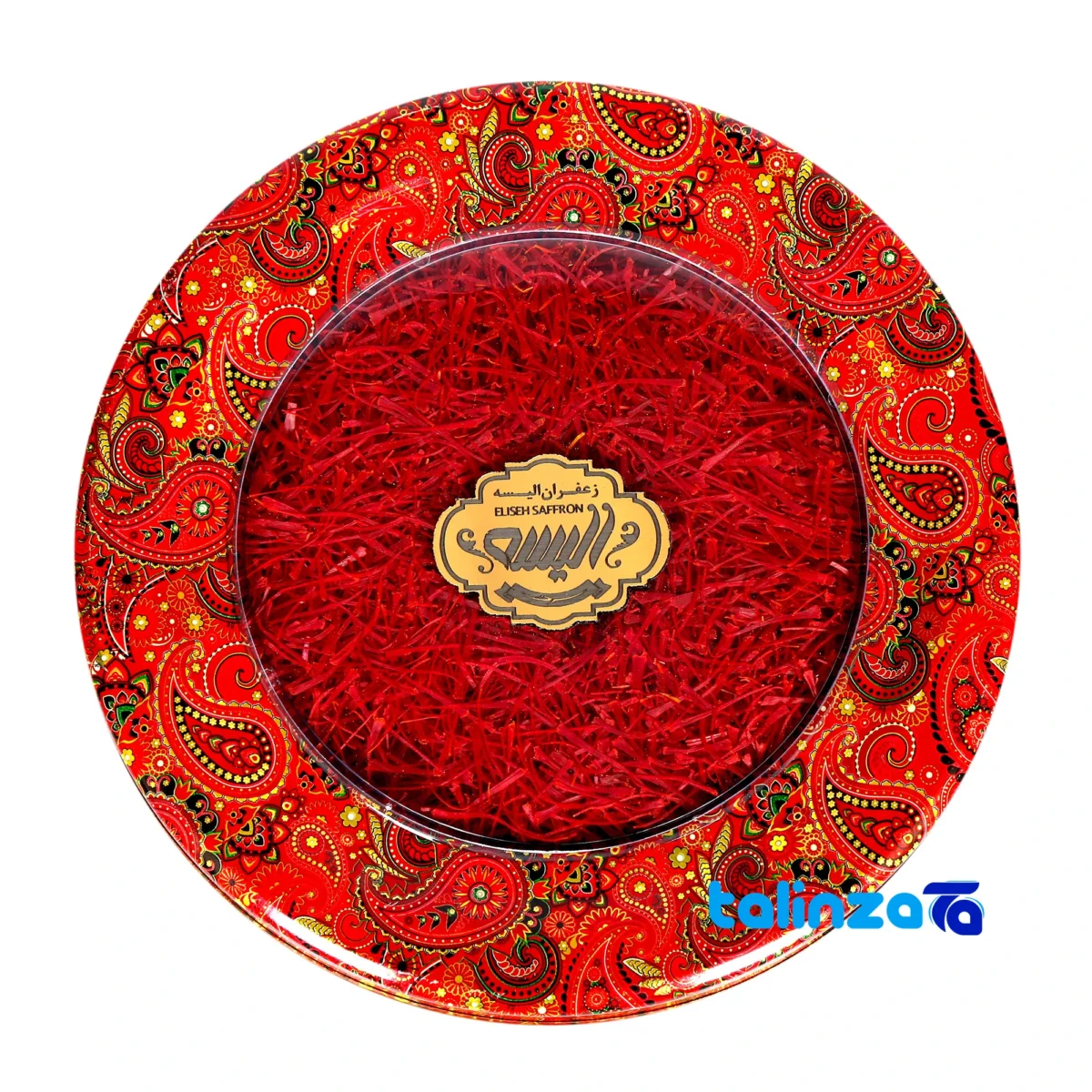 Eliseh Saffron - Front view grade and packaging