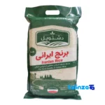 Dashtvil Rice - Front view pack label and ingredients