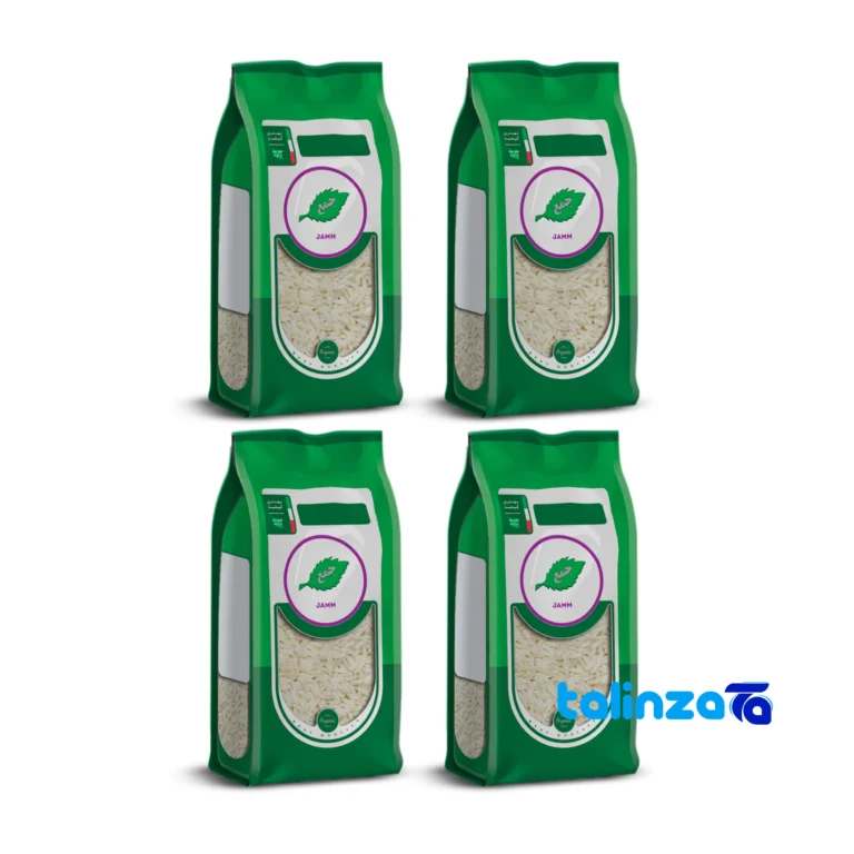 Tarom second crop rice - Front view pack label and ingredients