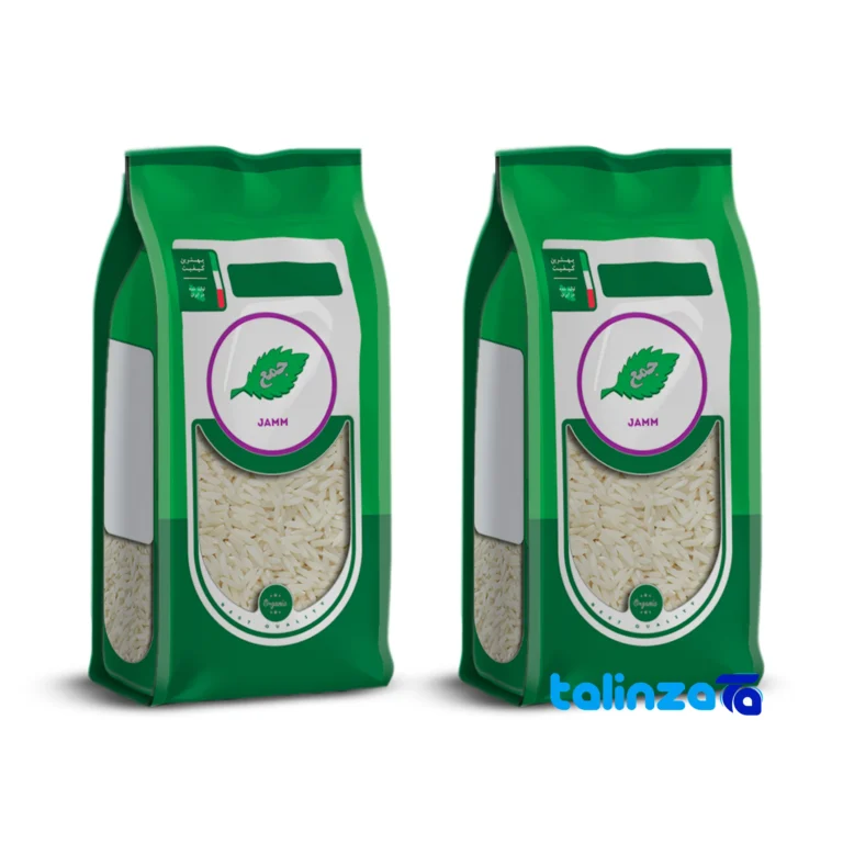 Tarom rice - Front view pack label and ingredients