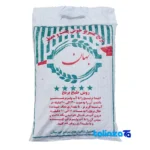 Bahan Anbarbu Rice - Front view bag label and weight