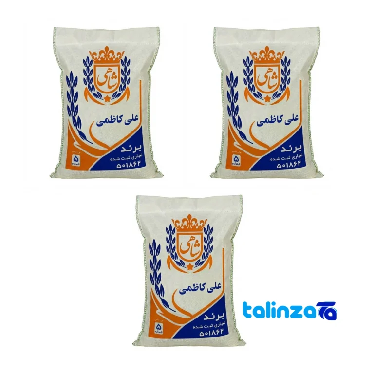 Tarom rice - Front view pack label and ingredients