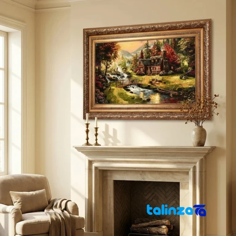 Handmade Carpet Wall Art - Top view pattern and color tone