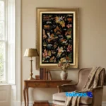 handwoven tapestry - Top view pattern and color tone