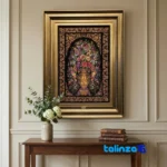 Handmade Carpet Wall Art - Top view pattern and color tone