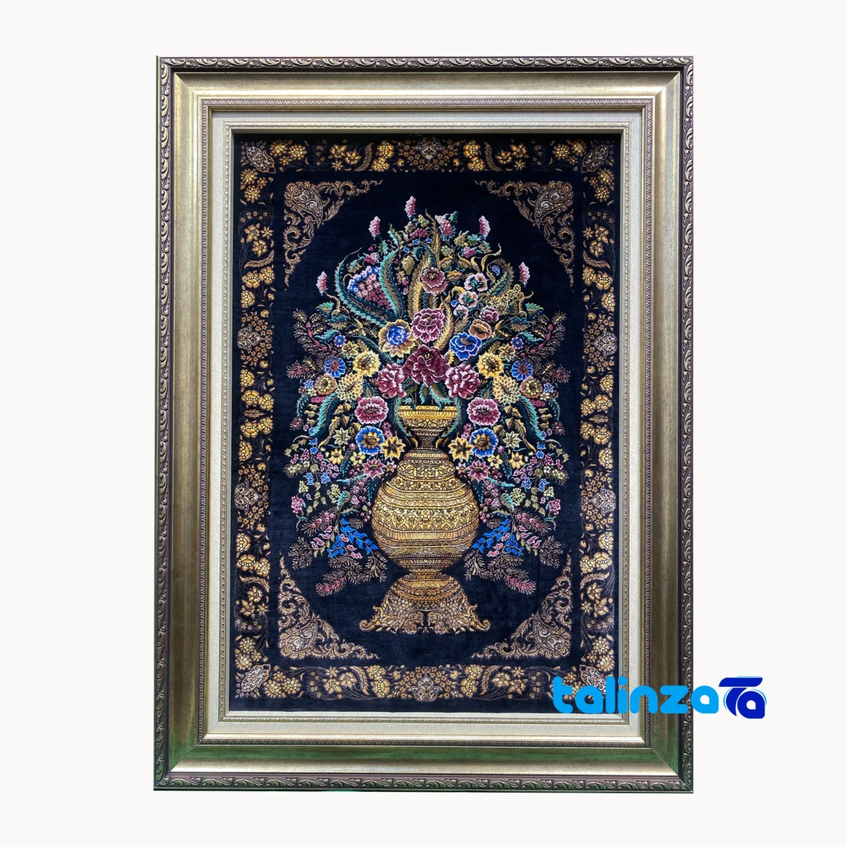Handmade Carpet Wall Art - Top view pattern and color tone