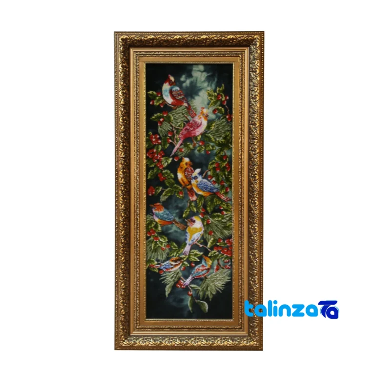 Handmade Carpet Wall Art - Top view pattern and color tone