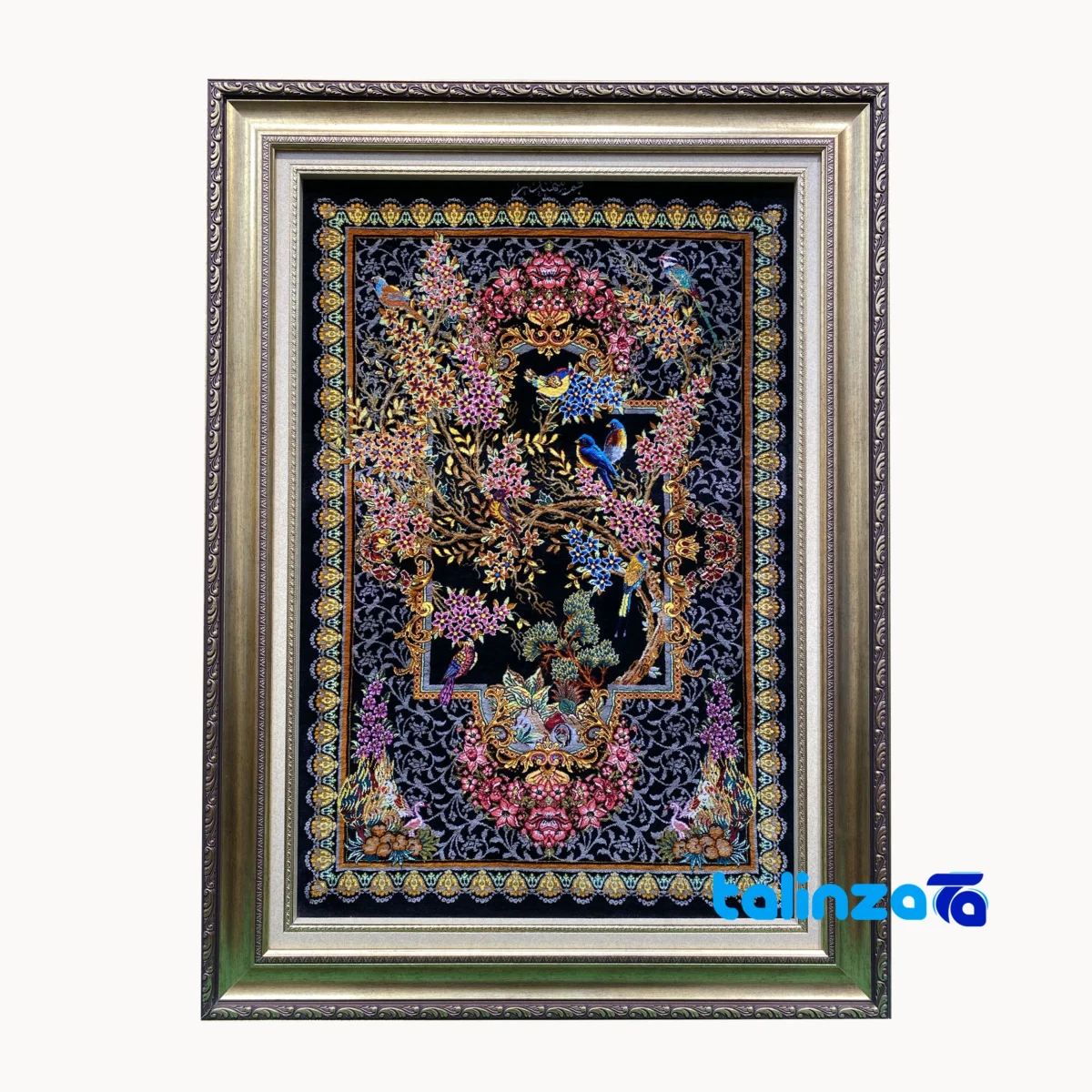 Handmade Carpet Wall Art - Top view pattern and color tone