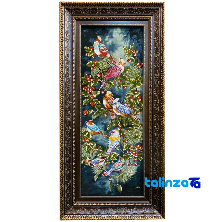 Handmade Carpet Wall Art - Top view pattern and color tone