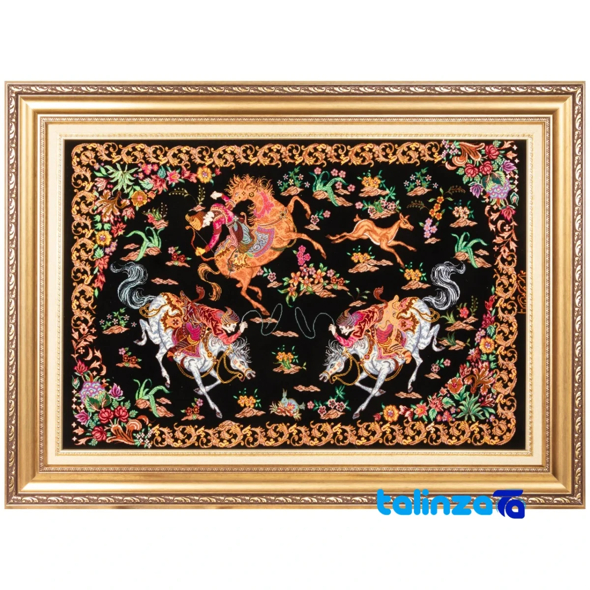 handwoven tapestry - Top view pattern and color tone