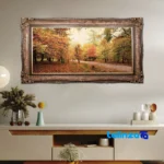 Handwoven Carpet Tapestry - Top view pattern and color tone