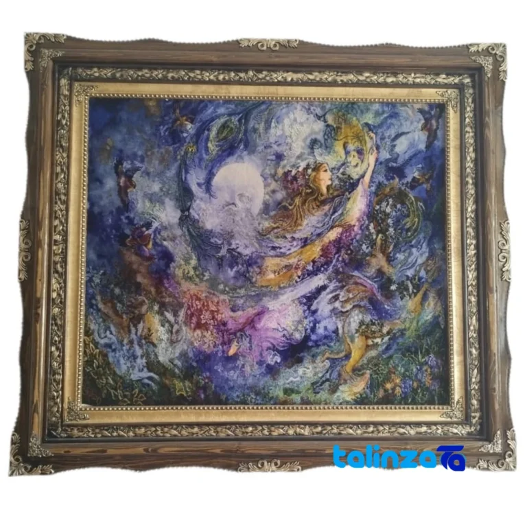 Handwoven Tapestry - Front view design and key details