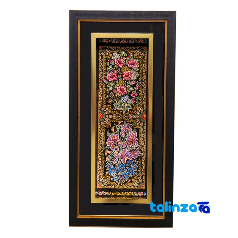 Handmade Carpet Wall Art - Top view pattern and color tone