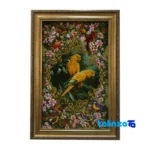 handmade carpet wall art - Top view pattern and color tone