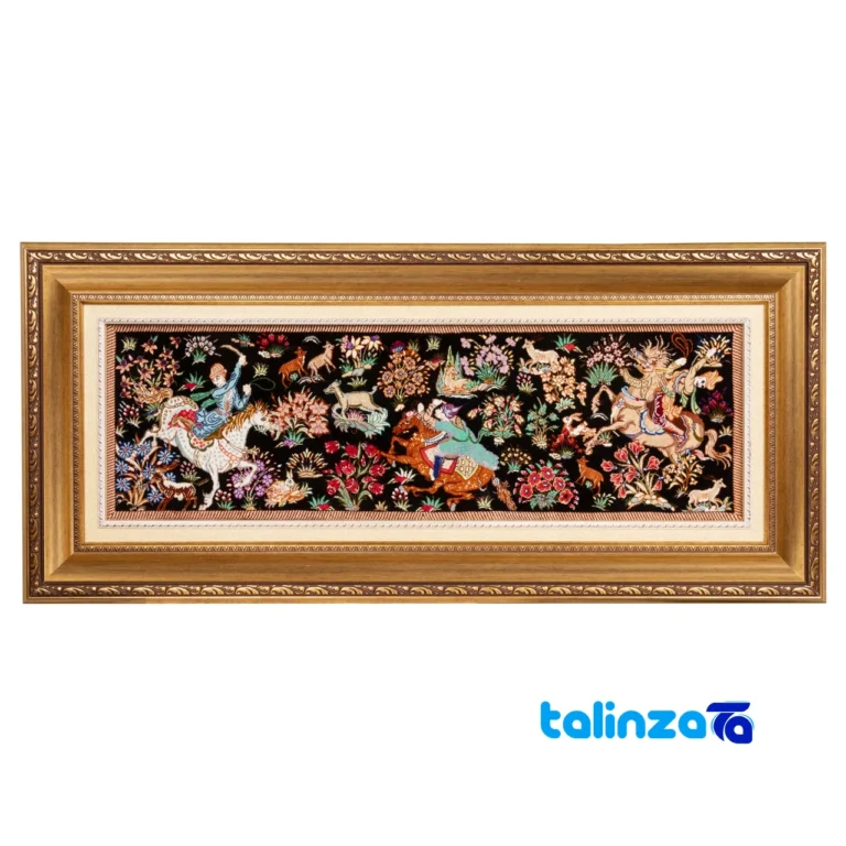 Handwoven Carpet Tapestry - Top view pattern and color tone