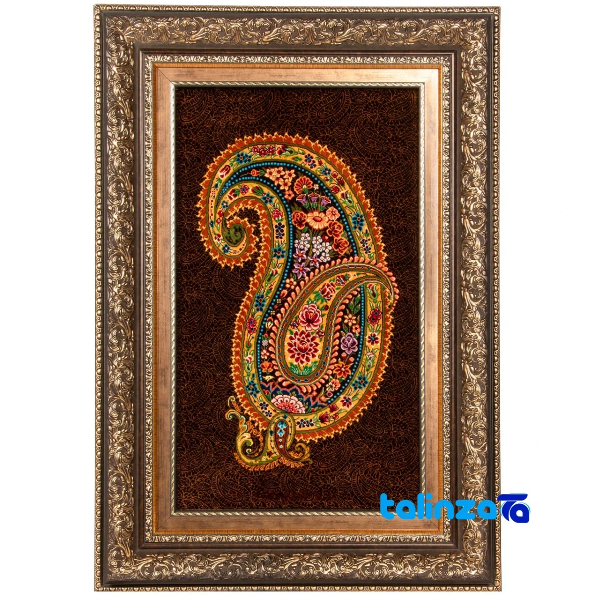 handwoven tapestry - Front view design and key details