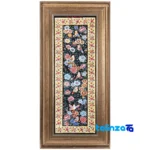 handwoven carpet wall art - Top view pattern and color tone