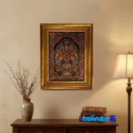 Handwoven Silk Carpet - Top view pattern and color tone