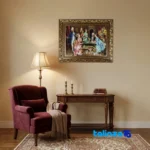Handwoven Carpet Wall Art - Top view pattern and color tone