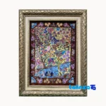 handwoven tapestry - Top view pattern and color tone