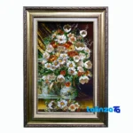 Handmade Carpet Wall Art - Top view pattern and color tone