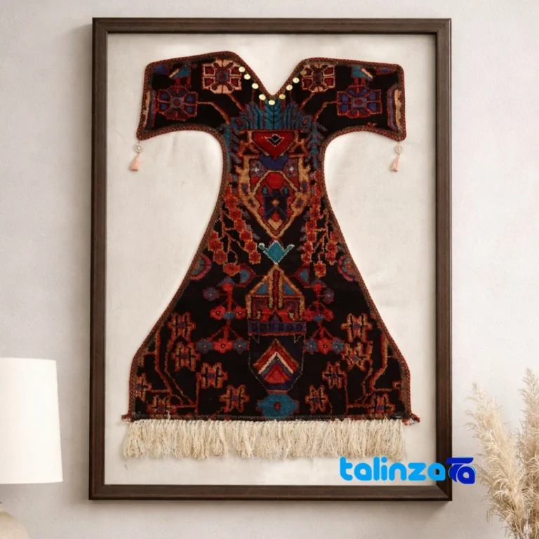 handwoven tapestry - Front view design and key details