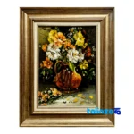 Handmade Carpet Wall Art - Top view pattern and color tone