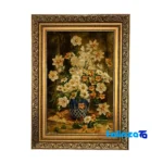 Handmade Carpet Wall Art - Top view pattern and color tone