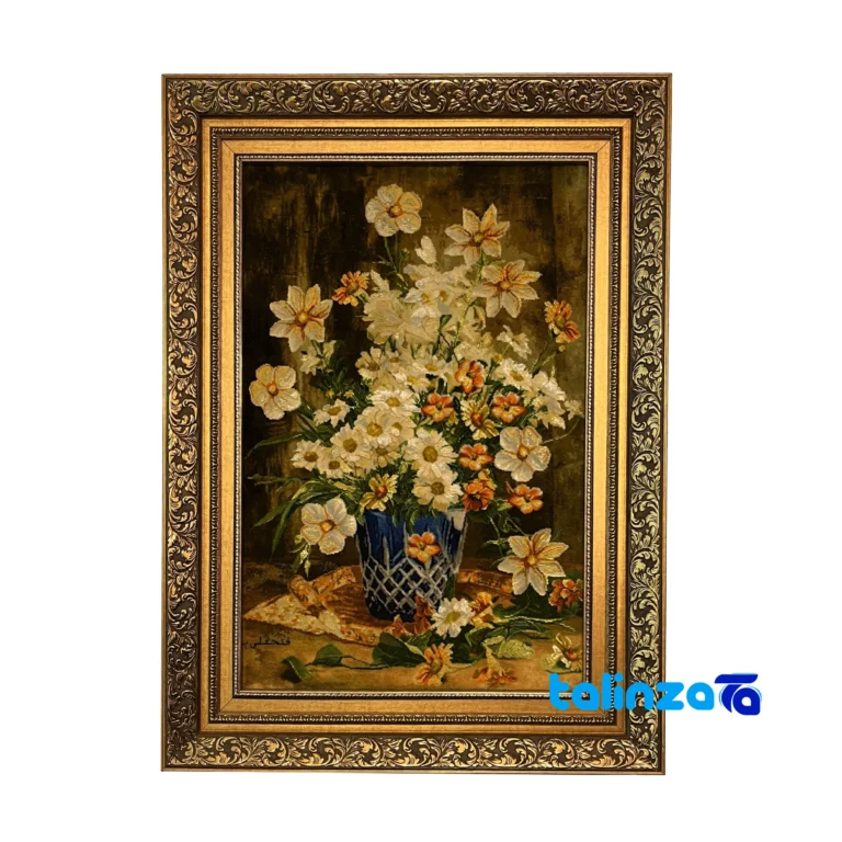 Handmade Carpet Wall Art - Top view pattern and color tone