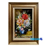 Handmade Carpet Wall Art - Top view pattern and color tone