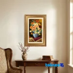 handwoven tapestry - Top view pattern and color tone
