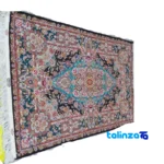 Zar & Nimsalari Handwoven Rug Traditional Design - Weave close-up showing material and craftsmanship