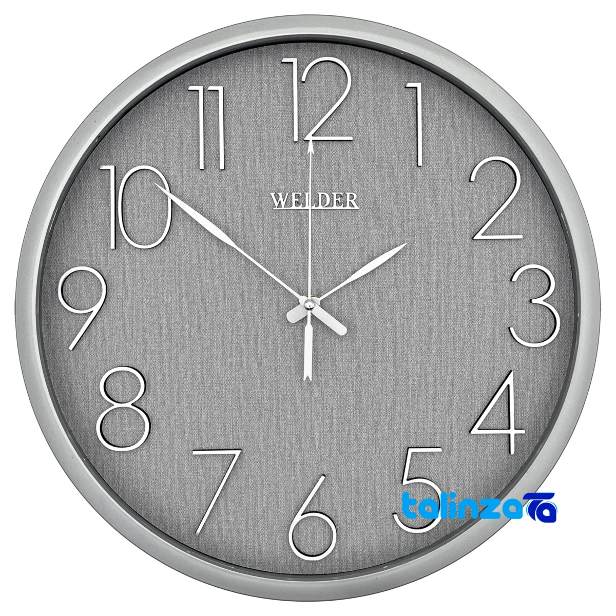 Wilder Quartz Wall Clock Model 404 - Profile angle showing thickness and build