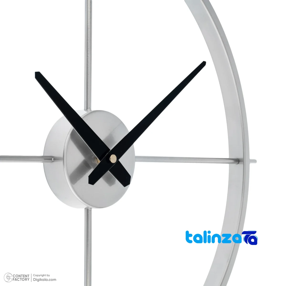 Elegant Wall Clock Model 0044 thickness and build (Profile angle)