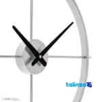 Elegant Wall Clock Model 0044 thickness and build (Profile angle)