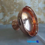Packaging view of ZH269.1 Copper Candy Dish Elegant Design label and