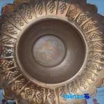 Sadeghi Copper Decorative Bowl and Spray Set Flower Design - Packaging view showing label