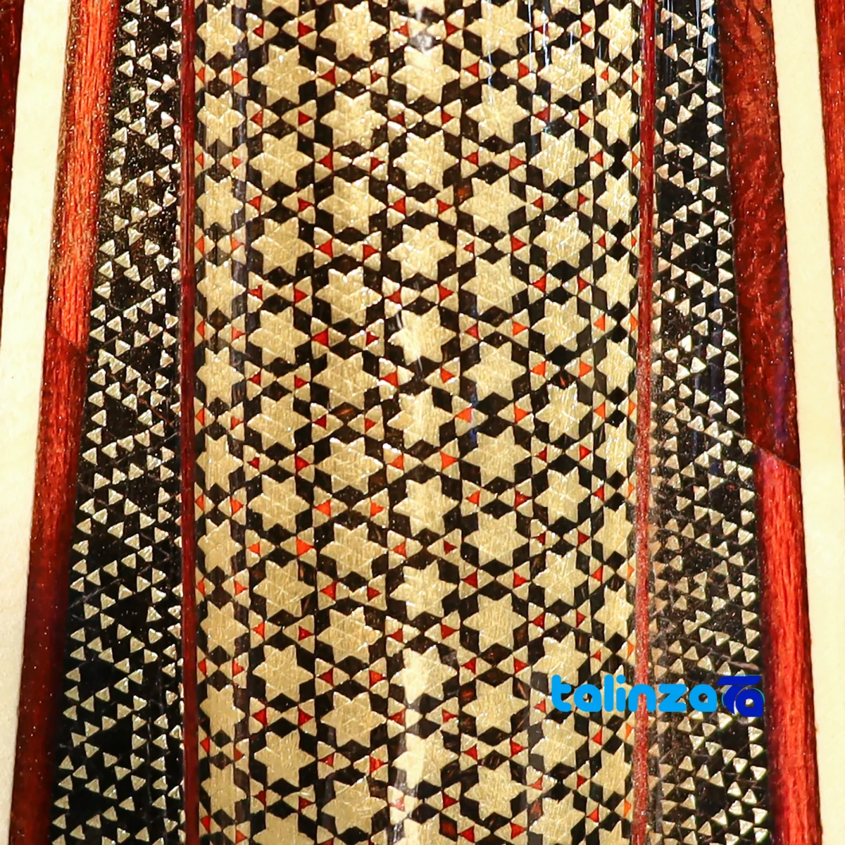 Packaging view of Shahkar Copper Engraved Handmade Wall Artwork 127 x 3 label and