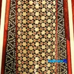 Packaging view of Shahkar Copper Engraved Handmade Wall Artwork 127 x 3 label and