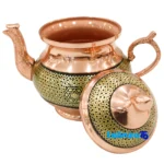 Packaging view of Khatamkari Samovar Set Inlaid 51 x 31 label and
