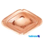 Packaging view of HQ3225Magnificent Art Turquoise Inlaid Candy Bowl Plate Set label and