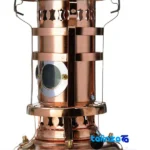 ZH Copper Oil Lamp Elegant Design finish and material detail view)