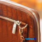Handmade Leather Bag LM332 Unique Design finish and material detail view)