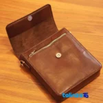 Detail view of LS4421 Handcrafted Women's Shoulder Bag Mazandaran finish and material