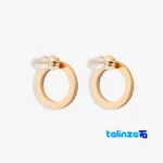 Detail view of Xuping Jewelry Set Complete Elegant Design finish and material