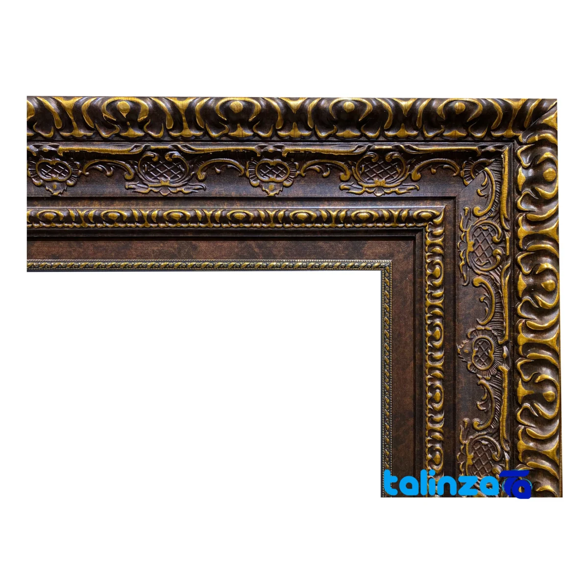 Edge view of Badraghe Handwoven Carpet Tapestry border and finishing