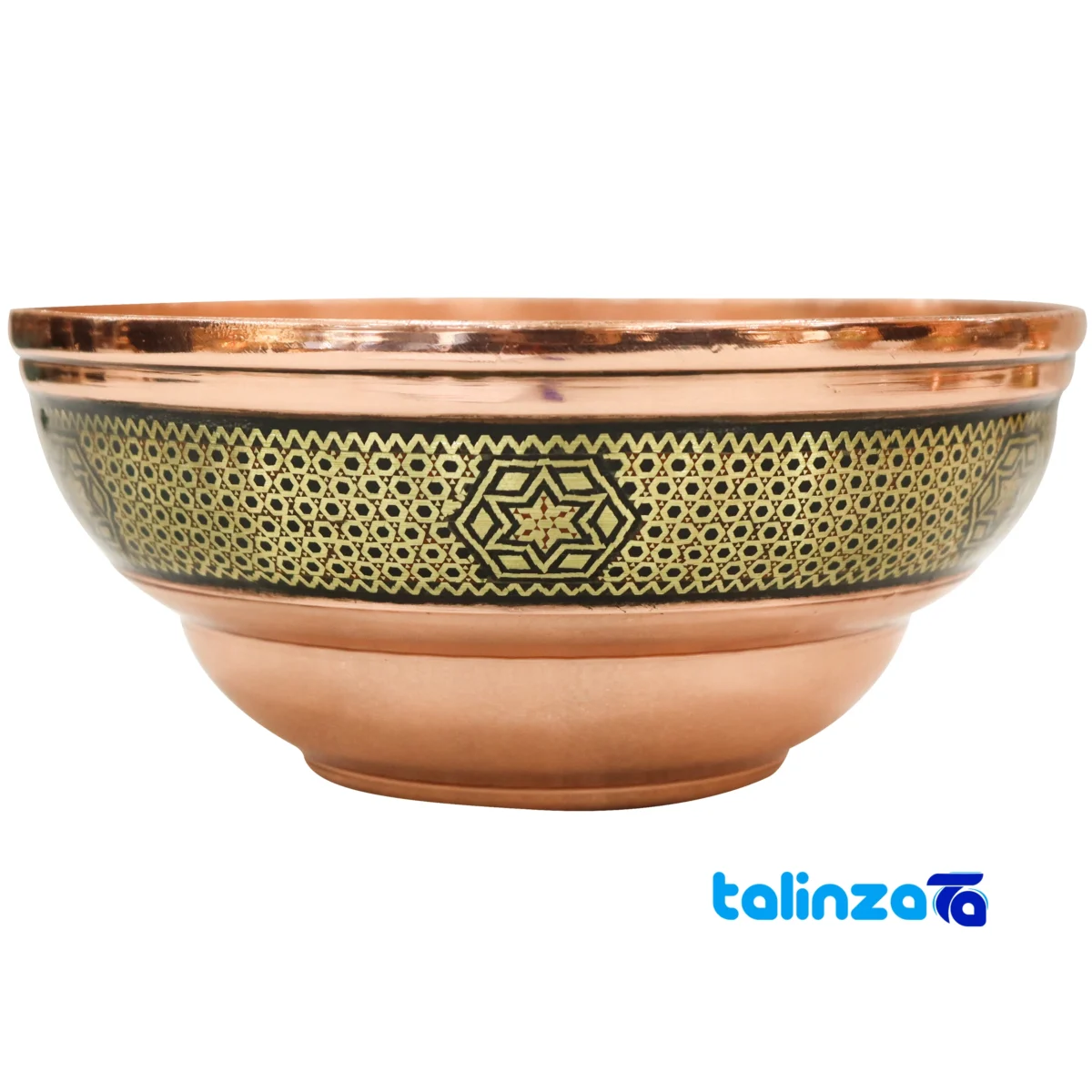Detail view of Khatamkari Samovar Set Inlaid 51 x 31 finish and material
